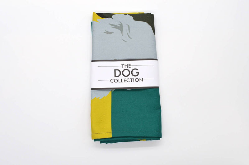 100% heavyweight premium cotton tea towel. With handy hanging loop. Made and printed in the UK. Tea Towel, Schnauzer, The Dog Collection