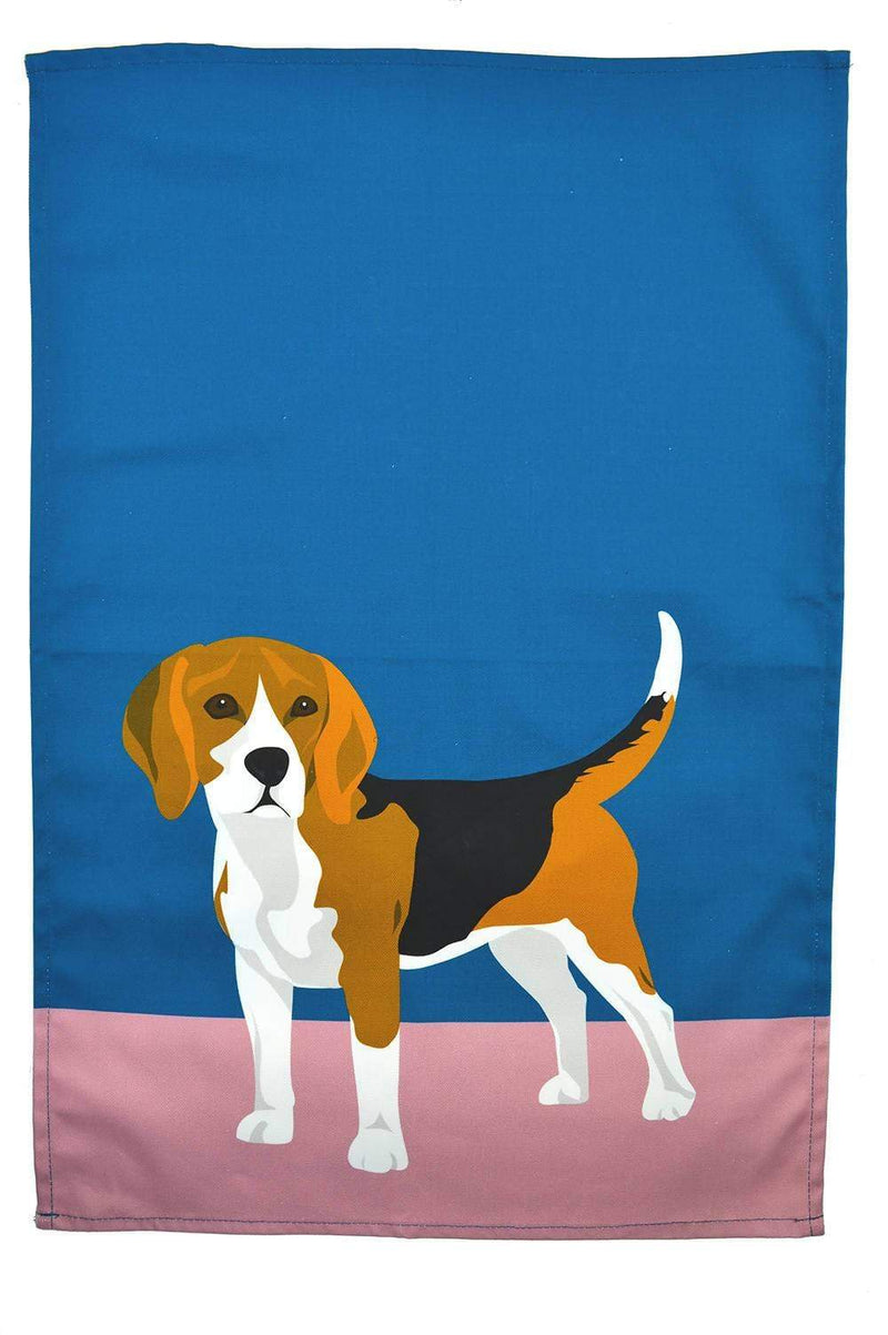 100% heavyweight premium cotton tea towel. With handy hanging loop. Made and printed in the UK. Teatowel, Beagle, The Dog Collection