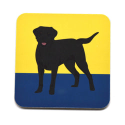 Coaster Black Labrador Coaster, The Dog Collection