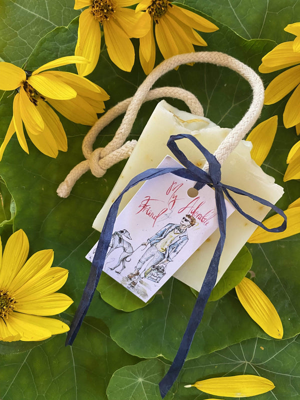 Dog Grooming Organic Coconut oil with Calendula and Sweet Orange Essential Oil Vegan Shampoo Bar