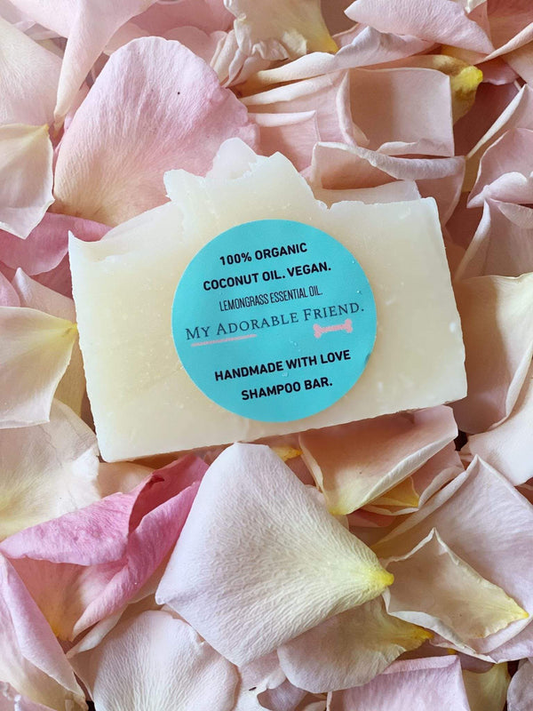 dog shampoo Dog Shampoo Soap Bar. 100% Organic Coconut Oil with Lemongrass essential oil. Vegan