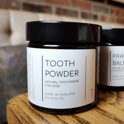 Dog Tooth Powder & Paw Balm Set Natural Dog Tooth Powder and Paw Balm Set
