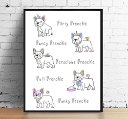 Fun Frenchie Print