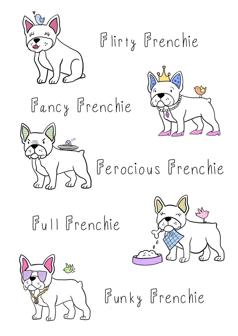 Fun Frenchie Print