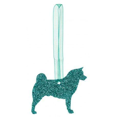 Christmas Decoration Glitter Akita Christmas Decoration