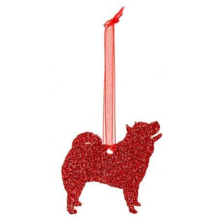 Christmas Decoration Glitter Chow Chow Christmas Decoration