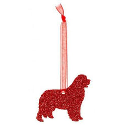 Christmas Decoration Glitter Newfoundland Christmas Decoration