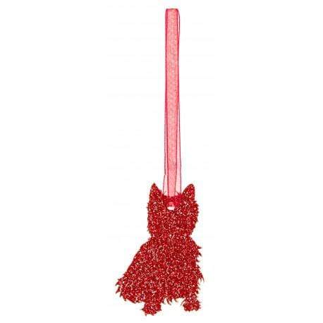 Christmas Decoration Glitter West Highland Terrier Christmas Decoration