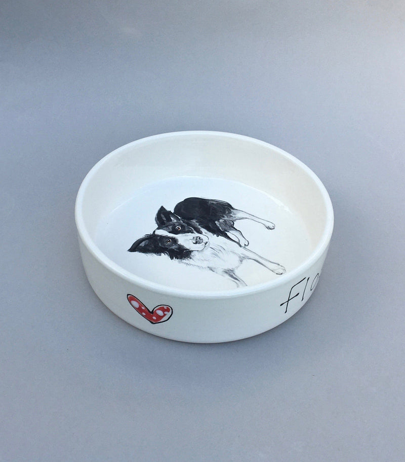 Dog bowl Personalised Dog Portrait Water Bowl