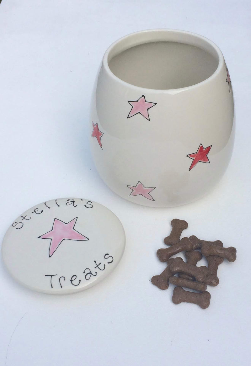 Dog Treat Jar Personalised Dog Treat Jar