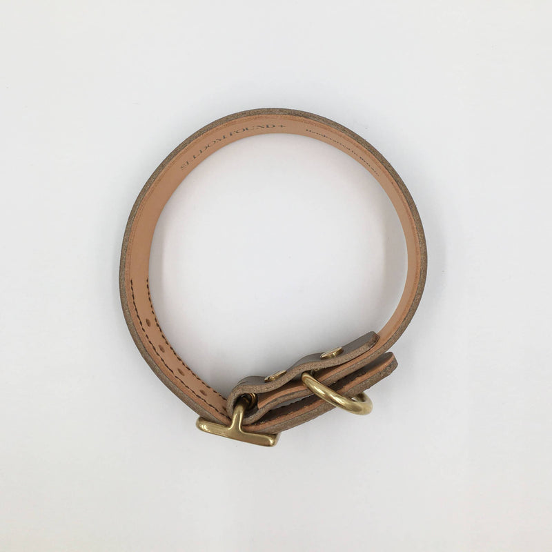 Dog Collar Greige Artisan Collar
