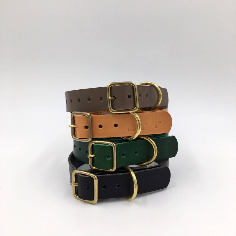 Dog Collar Puppy/sml breed Greige Artisan collar