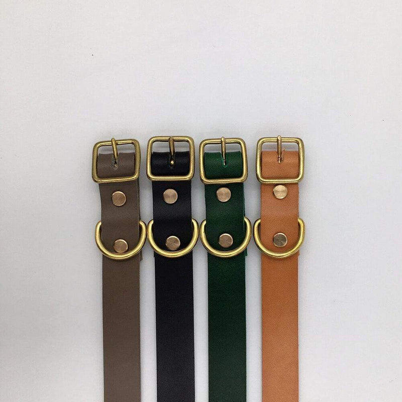Dog Collar Puppy/sml breed Raven Black Artisan collar