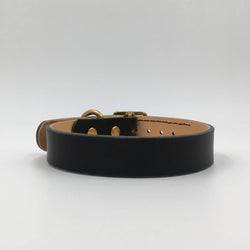Dog Collar Raven Black Artisan collar