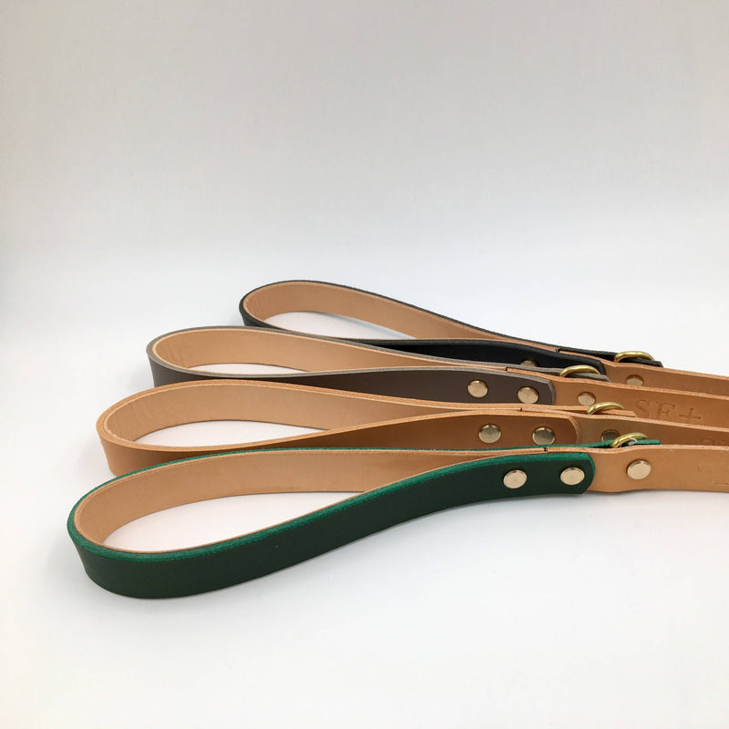 Dog Lead Greige and Tan Artisan lead
