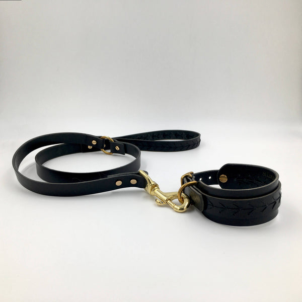 Dog lead Raven Black Craft lead