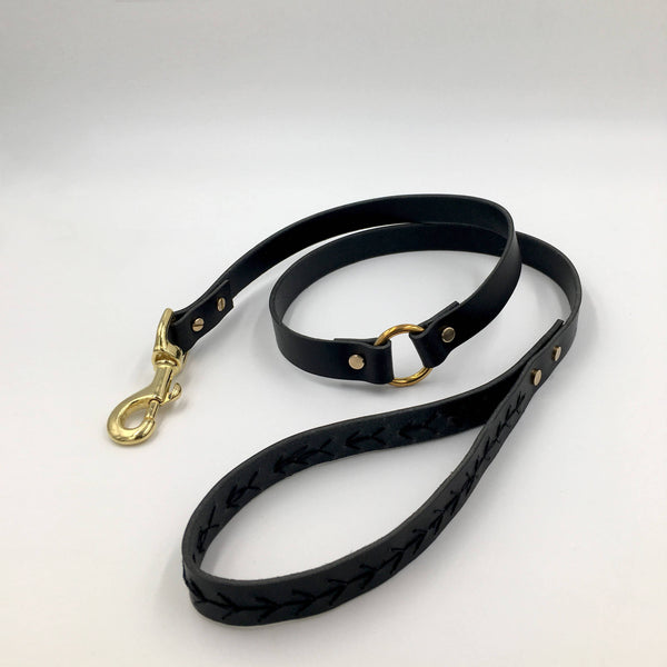 Dog lead Raven Black Craft lead