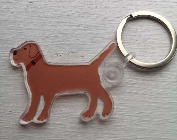 Keyring Labrador Dog Keyring