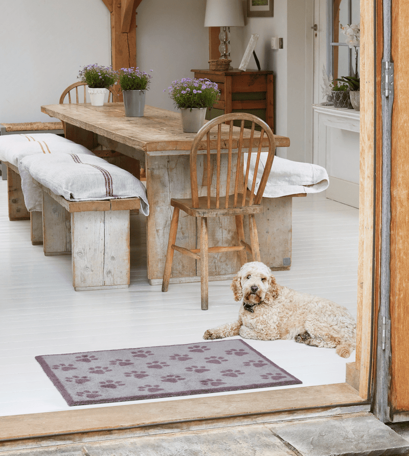 Brown Paws Door Mat