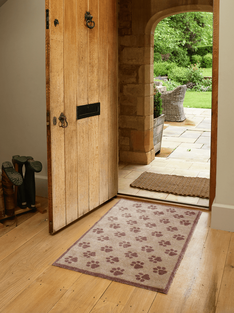 Brown Paws Door Mat