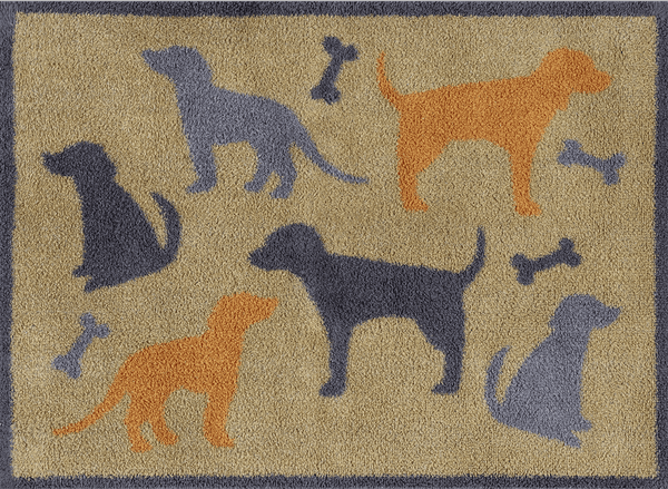 Dog and Bone Door Mat