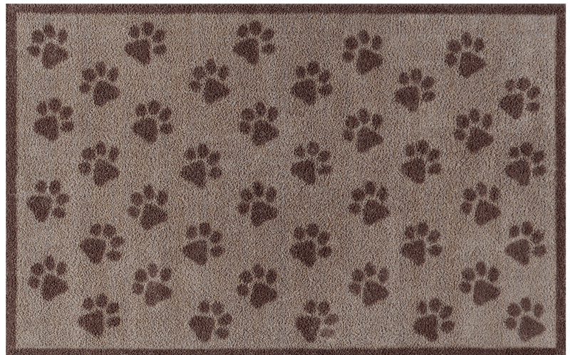 Brown Paws Door Mat
