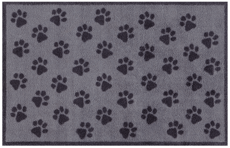 Grey Paws Door Mat