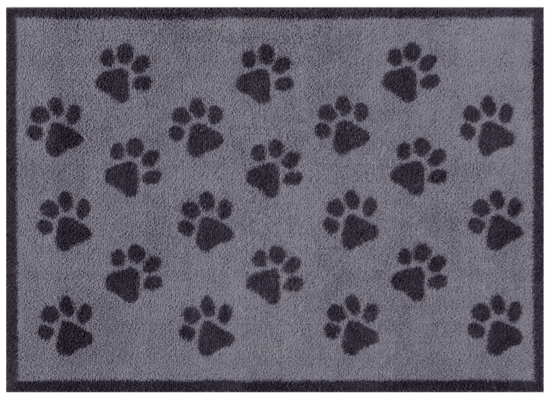 Grey Paws Door Mat