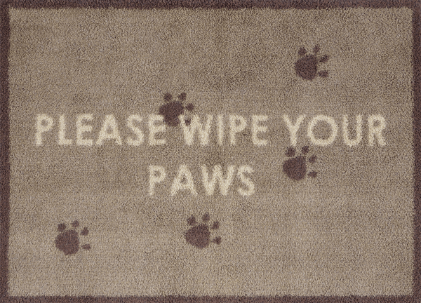 Please Wipe Your Paws Door Mat