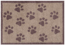 Brown Paws Door Mat
