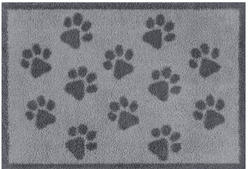 Grey Paws Door Mat