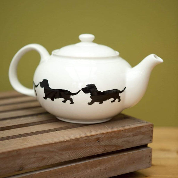 Wirehaired Dachshund Teapot