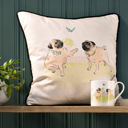 Pug Scatter Cushion