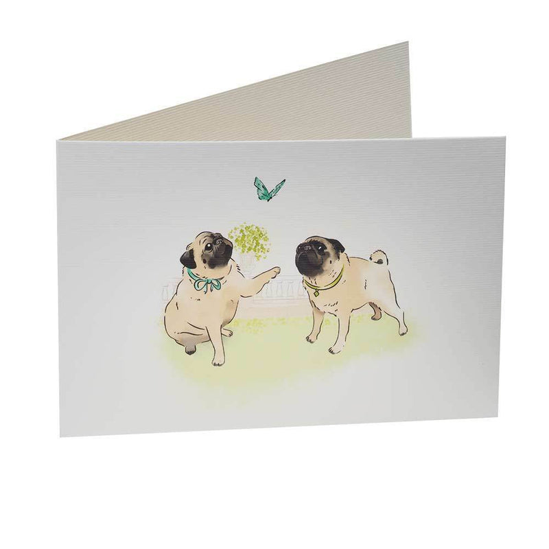 Pug Greetings Card for Pug Dog Lovers