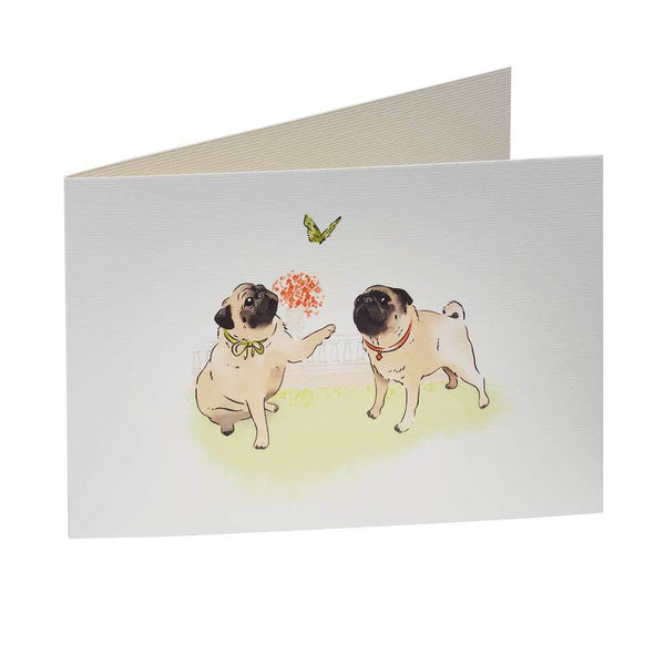 Pug Greetings Card for Pug Dog Lovers