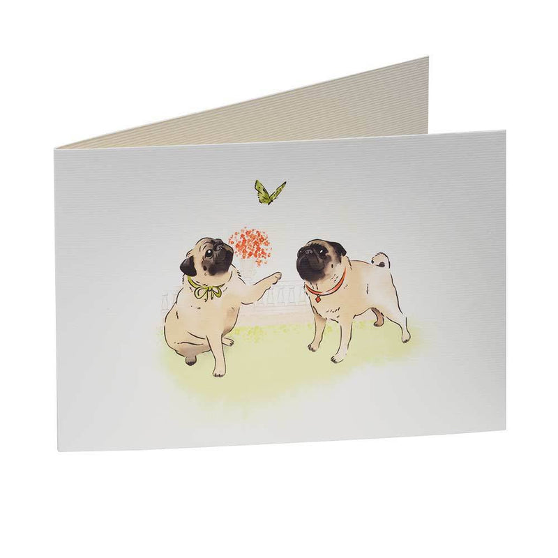 Pug Greetings Card for Pug Dog Lovers