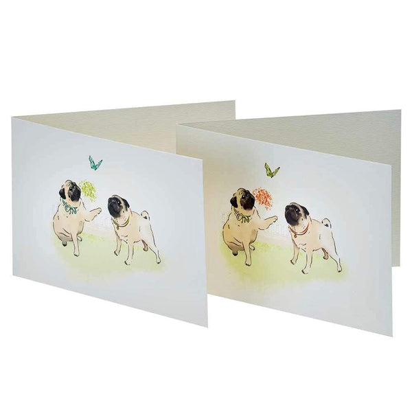 Pug Notelet Set