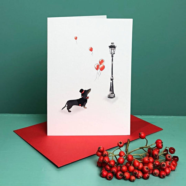 Up & Away Dachshund Notelet Set