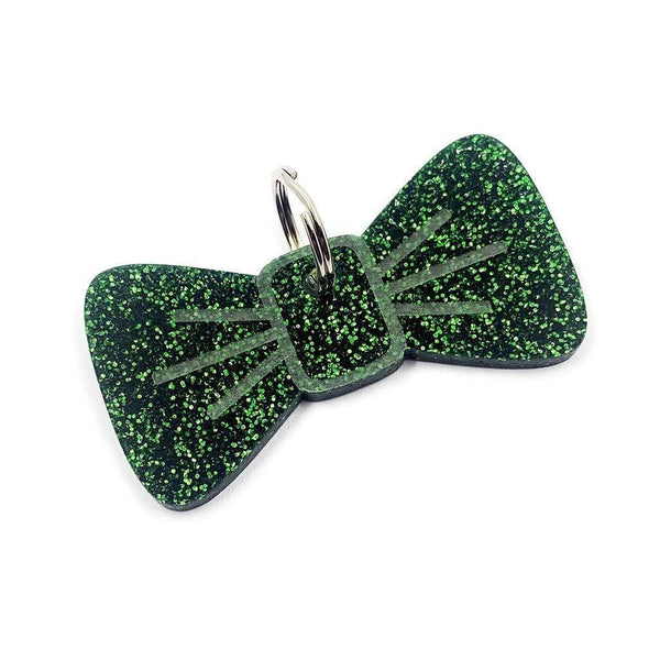 Forest Glitter BowDangle