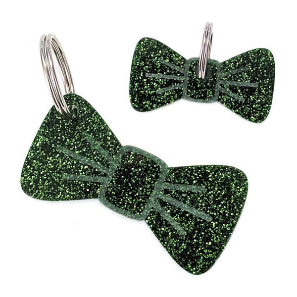 Forest Glitter Pooch & Pooch Parent BowDangle Set